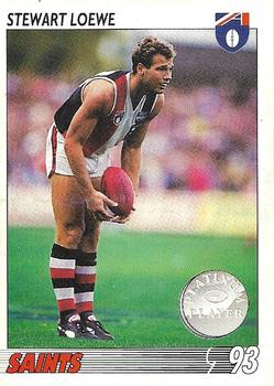 1993 Select AFL #34 Stewart Loewe Front